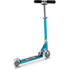 image:imageMicro Kickboard  Sprite Foldable LED Kid amp Teen Scooter for Ages 6  Children up to 220 lbs  2 Wheel  Travel Ready  Adjustable T Bar  Smooth Ride Motion Activated PU LED Wheels  Swiss DesignOcean Blue