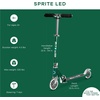 image:imageMicro Kickboard  Sprite Foldable LED Kid amp Teen Scooter for Ages 6  Children up to 220 lbs  2 Wheel  Travel Ready  Adjustable T Bar  Smooth Ride Motion Activated PU LED Wheels  Swiss DesignGreen