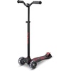 image:imageMicro Kickboard  Maxi Deluxe Pro LED Kids Scooter for Ages 512  Children up to 110 lbs  3 Wheel LeantoSteer Design  ChopperStyle Handlebar  Wide PU LED Wheels  Swiss DesignBlackRed