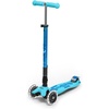 image:imageMicro Kickboard  Maxi Foldable LED Kids Scooter for Ages 512  Children up to 110 lbs  3 Wheel LeantoSteer Design  Adjustable T Bar  Smooth Ride Motion Activated PU LED Wheels  Swiss DesignBright Blue