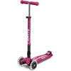 image:imageMicro Kickboard  Maxi Foldable LED Kids Scooter for Ages 512  Children up to 110 lbs  3 Wheel LeantoSteer Design  Adjustable T Bar  Smooth Ride Motion Activated PU LED Wheels  Swiss DesignBerry Red