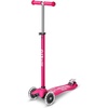 image:imageMicro Kickboard  Maxi LED Kids Scooter for Ages 512  Children up to 110 lbs  3 Wheel LeantoSteer Design  Adjustable T Bar  Smooth Ride Motion Activated PU LED Wheels  Swiss DesignPink