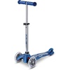image:imageMicro Kickboard  Mini Deluxe Glitter LED Kids Scooter for Ages 25  Children up to 110 lbs  3 Wheel LeantoSteer Design  Adjustable T Bar  MotionActivated PU LED Wheels  Swiss DesignGlitter Navy