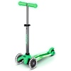 image:imageMicro Kickboard  Mini Deluxe Glow Plus LED Scooter  Adjustable Handlebar  LeantoSteer  Lightweight  ThreeWheeled  Kids Ages 25 yrsIcy Lime
