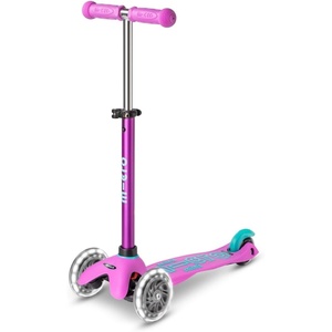 image:imageMicro Kickboard  Mini LED Kids Scooter for Ages 25  Children up to 110 lbs  3 Wheel LeantoSteer Design  Adjustable T Bar  Smooth Ride Motion Activated PU LED Wheels  Swiss DesignLavender