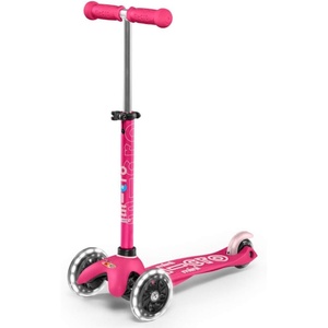 image:imageMicro Kickboard  Mini LED Kids Scooter for Ages 25  Children up to 110 lbs  3 Wheel LeantoSteer Design  Adjustable T Bar  Smooth Ride Motion Activated PU LED Wheels  Swiss DesignPink