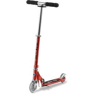 image:imageMicro Kickboard  Sprite Foldable Kid amp Teen Scooter for Ages 6  Children up to 220 lbs  2 Wheel  Compact for Travel amp Storage  Adjustable T Bar  Smooth Ride PU Wheels  Swiss DesignRed