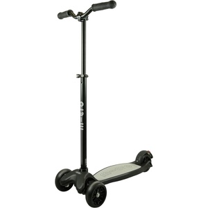 image:imageMicro Kickboard Reloaded ThreeWheel Scooter for Big Kids Teens amp Adults  LeantoSteer Carving Ride Adjustable TBar Wide Wheels Up to 220 lb Ages 13Black