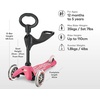 image:imageMicro Kickboard  Mini 3in1 Deluxe Toddler Scooter for Ages 15  RideOn with Removable Parent Push Bar  3 Wheel LeantoSteer Design  Adjustable T Bar  Smooth Ride PU Wheels  Swiss DesignPink