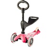 image:imageMicro Kickboard  Mini 3in1 Deluxe Toddler Scooter for Ages 15  RideOn with Removable Parent Push Bar  3 Wheel LeantoSteer Design  Adjustable T Bar  Smooth Ride PU Wheels  Swiss DesignPink