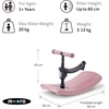 image:imageMicro Kickboard  Mini Rock amp Go LED 6in1 Toddler Scooter amp Rocker for Ages 16  Convertible RideOn Rocker amp Scooter  MotionActivated PU LED Wheels  Adjustable TBar  Swiss DesignDusty Rose