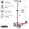 image:imageMicro Kickboard  Mini Rock amp Go LED 6in1 Toddler Scooter amp Rocker for Ages 16  Convertible RideOn Rocker amp Scooter  MotionActivated PU LED Wheels  Adjustable TBar  Swiss DesignDusty Rose
