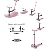 image:imageMicro Kickboard  Mini Rock amp Go LED 6in1 Toddler Scooter amp Rocker for Ages 16  Convertible RideOn Rocker amp Scooter  MotionActivated PU LED Wheels  Adjustable TBar  Swiss DesignDusty Rose