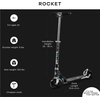 image:imageMicro Kickboard  Rocket Foldable Scooter for Ages 8  Riders up to 220 lbs  2 Wheel  ExtraWide 120 mm PU Wheels  Adjustable T Bar  Compact for Travel amp Storage  Swiss DesignBlack