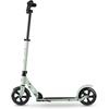 image:imageMicro Kickboard  Speed Deluxe Foldable Scooter for Teens amp Adults  Riders up to 220 lbs  2 Wheel  180 mm PU Wheels  Adjustable ChopperStyle Handlebar  Smooth Quiet Ride  Swiss DesignClay