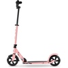 image:imageMicro Kickboard  Speed Deluxe Foldable Scooter for Teens amp Adults  Riders up to 220 lbs  2 Wheel  180 mm PU Wheels  Adjustable ChopperStyle Handlebar  Smooth Quiet Ride  Swiss DesignNeon Rose
