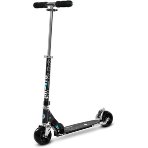 image:imageMicro Kickboard  Rocket Foldable Scooter for Ages 8  Riders up to 220 lbs  2 Wheel  ExtraWide 120 mm PU Wheels  Adjustable T Bar  Compact for Travel amp Storage  Swiss DesignBlack
