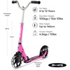 image:imageMicro Kickboard  Cruiser LED Kids Scooter for Ages 612  2 Wheel  Foldable with Kickstand  Adjustable Handlebar  MotionActivated PU LED Wheels  Swiss DesignPink