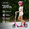 image:imageMicro Kickboard  Cruiser LED Kids Scooter for Ages 612  2 Wheel  Foldable with Kickstand  Adjustable Handlebar  MotionActivated PU LED Wheels  Swiss DesignPink