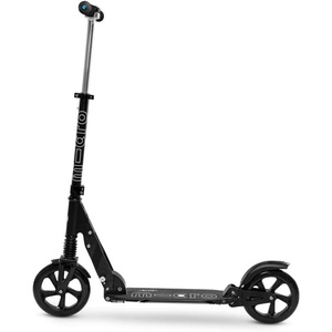 image:imageMicro Kickboard  Suspension Scooter for Teens amp Adults  Riders up to 250 lbs  2 Wheel  Large 200 mm PU Wheels  Adjustable Handlebar  Smooth Commuter Ride  Swiss DesignBlack