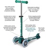 image:imageMicro Kickboard Mini Eco 3Wheel Kids Scooter Ages 25 Up to 110lbs  LeantoSteer Design Adjustable TBar Made with Recycled Materials Rear Brake SwissEngineered