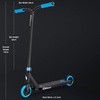 image:imageChilli Base  Quality Freestyle Extreme Intermediate and Beginner Stunt Scooter for Ages 6 110 mm Wheels HIC Compression SystemBlackBlue