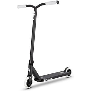 image:imageChilli Base  Quality Freestyle Extreme Intermediate and Beginner Stunt Scooter for Ages 6 110 mm Wheels HIC Compression SystemBlackWhite